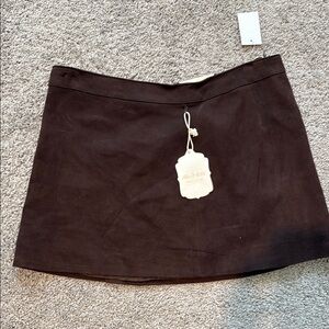 Altar’d State Elegant Brown Skirt